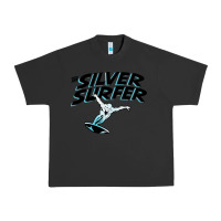 Pigment Black silver surfer Urban Heavy Tee - artisFamous