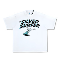 White silver surfer Urban Heavy Tee - artisFamous