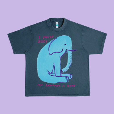 I Must Rest My Rampage Is Over Urban Heavy Tee Designed By Artisfamous