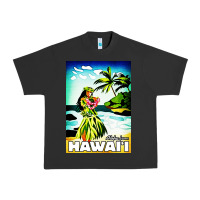 Hawaii Hula Girl Urban Heavy Tee | Teevron