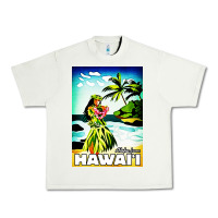 Pistachio hawaii hula girl Urban Heavy Tee - artisFamous
