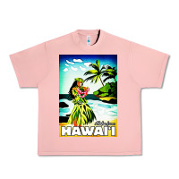 Salmon hawaii hula girl Urban Heavy Tee - artisFamous
