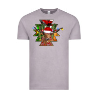Vintage Zinc longhorn Aztec Christmas Vintage Tee - CowhideDigitalArt