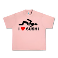 Salmon i love sushi funny Urban Heavy Tee - artisFamous