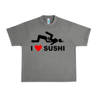 Tornado i love sushi funny Urban Heavy Tee - artisFamous