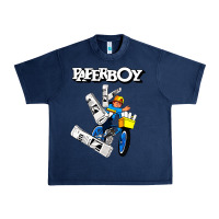 Navy paperboy Urban Heavy Tee - artisFamous