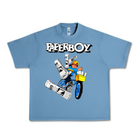 Pebble Blue paperboy Urban Heavy Tee - artisFamous