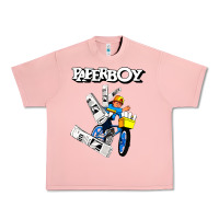 Salmon paperboy Urban Heavy Tee - artisFamous