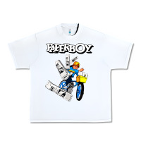 White paperboy Urban Heavy Tee - artisFamous