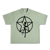 Oil Green RUSH STARMAN Urban Heavy Tee - artisFamous