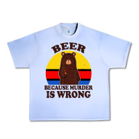 Grape Ice funny beer because murder is wrong for drinking men lover Urban Heavy Tee - artisFamous