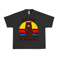 Pigment Black funny beer because murder is wrong for drinking men lover Urban Heavy Tee - artisFamous