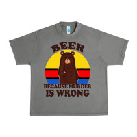 Tornado funny beer because murder is wrong for drinking men lover Urban Heavy Tee - artisFamous