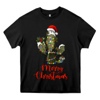 Black merry christmas cactus Heavy Core Tee - RanaPortraitStore