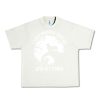 Pistachio i love horror movies and my corgi funny corgi Urban Heavy Tee - artisFamous