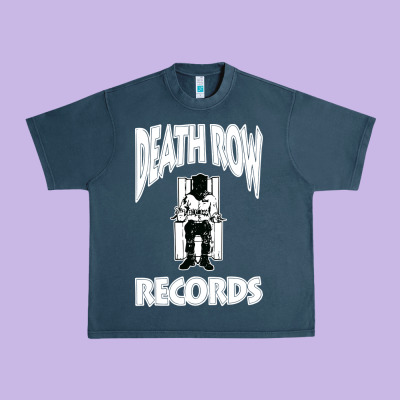 Death Row Records Urban Heavy Tee Designed By Artisfamous