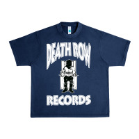 Navy death row records Urban Heavy Tee - artisFamous