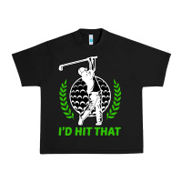 Black id hit that funny golfing golf Urban Heavy Tee - artisFamous