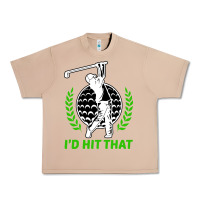 Burro id hit that funny golfing golf Urban Heavy Tee - artisFamous