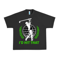 Pigment Black id hit that funny golfing golf Urban Heavy Tee - artisFamous