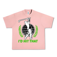 Salmon id hit that funny golfing golf Urban Heavy Tee - artisFamous