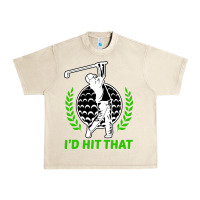 Sandshell id hit that funny golfing golf Urban Heavy Tee - artisFamous