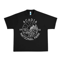 Black a.ca.di.a national park 1916 mai.ne bar harbor t sh Urban Heavy Tee - artisFamous