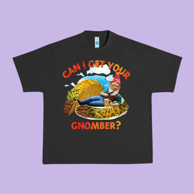Taco Gnome Thinks You're Cute Urban Heavy Tee Designed By Artisfamous