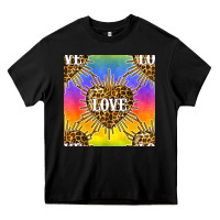 Black Pride lgbtq leopard love heart seamless pattern Heavy Core Tee - BundleAndBundleShop