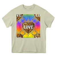 Mossy Pride lgbtq leopard love heart seamless pattern Heavy Core Tee - BundleAndBundleShop