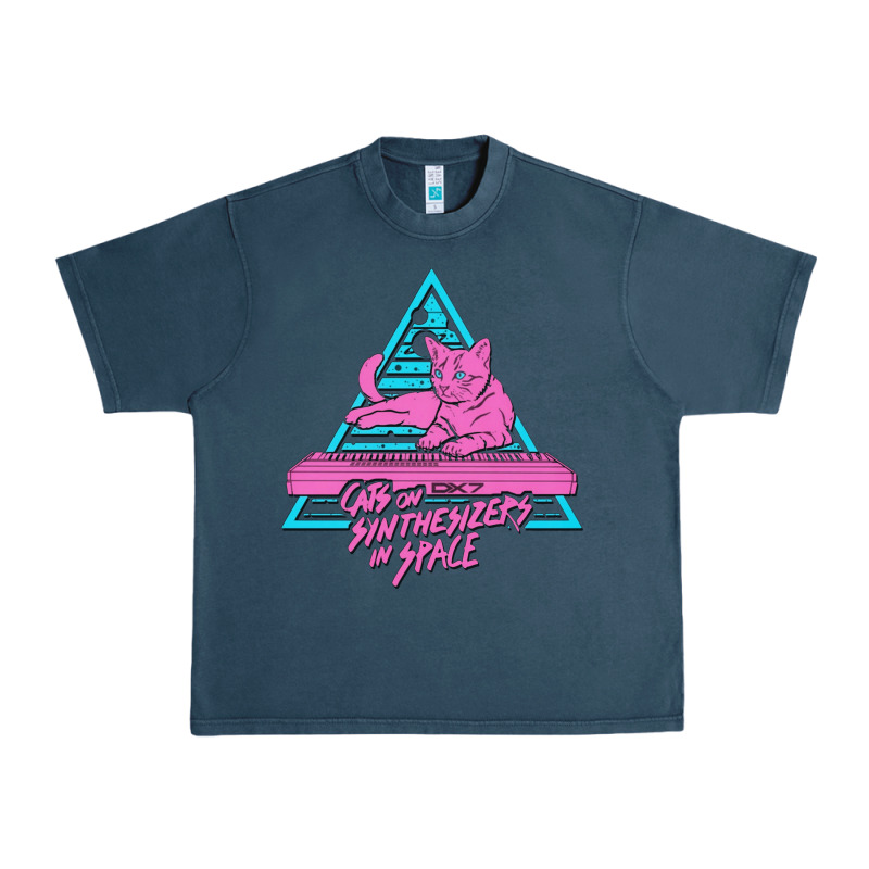 Cats On Synthesizers In Space Urban Heavy Tee by artisFamous | Teevron