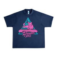 Navy Cats on Synthesizers in Space Urban Heavy Tee - artisFamous