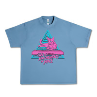 Pebble Blue Cats on Synthesizers in Space Urban Heavy Tee - artisFamous