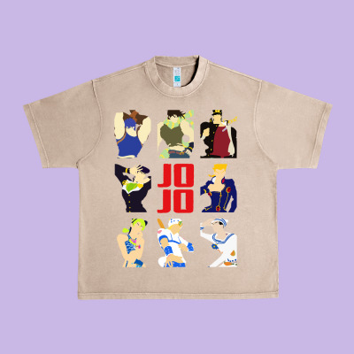 Jojo Adventure Urban Heavy Tee Designed By Artisfamous