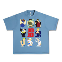 Pebble Blue jojo adventure Urban Heavy Tee - artisFamous