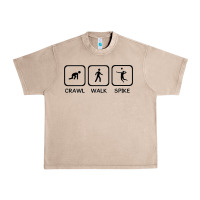 French Oak crawl walk spike volleyball Urban Heavy Tee - artisFamous