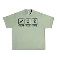 Oil Green crawl walk spike volleyball Urban Heavy Tee - artisFamous