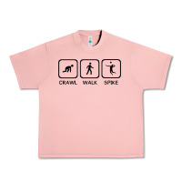 Salmon crawl walk spike volleyball Urban Heavy Tee - artisFamous