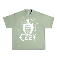 Oil Green crazy train vintage rock Urban Heavy Tee - artisFamous