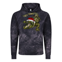 Cloud Black Christmas alligator Vintage Hoodie - BarkalooDesign