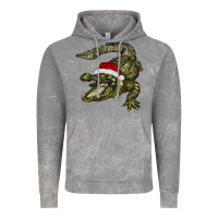 Cloud Rock Christmas alligator Vintage Hoodie - BarkalooDesign