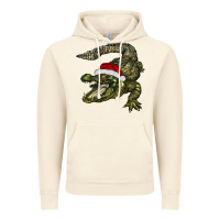 Vintage Artic Christmas alligator Vintage Hoodie - BarkalooDesign
