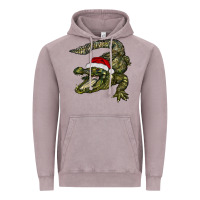 Vintage Zinc Christmas alligator Vintage Hoodie - BarkalooDesign