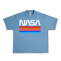 Pebble Blue vintage retro nasa Urban Heavy Tee - artisFamous