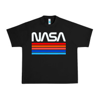 Black vintage retro nasa Urban Heavy Tee - artisFamous