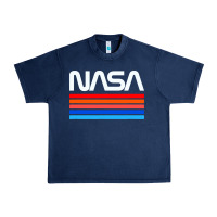 Navy vintage retro nasa Urban Heavy Tee - artisFamous