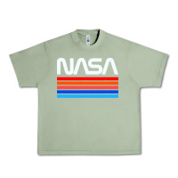 Oil Green vintage retro nasa Urban Heavy Tee - artisFamous