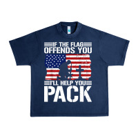 Navy if the flag offends you Urban Heavy Tee - artisFamous