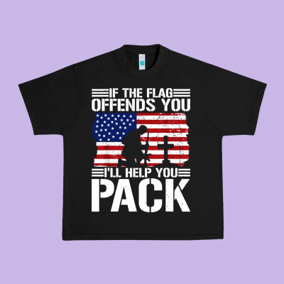 If The Flag Offends You Urban Heavy Tee Designed By Artisfamous