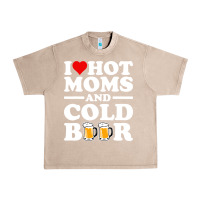 French Oak i love heart hot moms cold beer funny adult drinking joke Urban Heavy Tee - artisFamous
